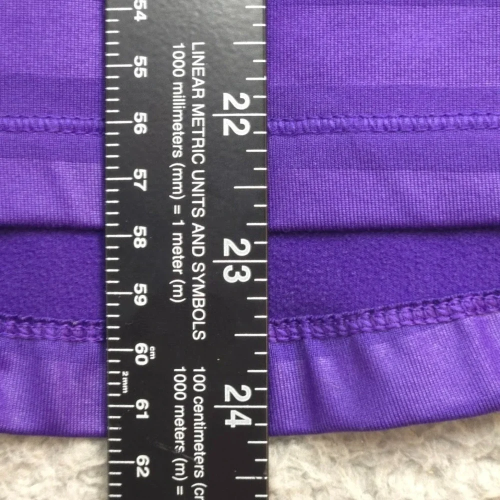 Nike Pro Hyperwarm Dri-FIT 1/2 Zip Pullover Purple Women's Small Top Running Gym